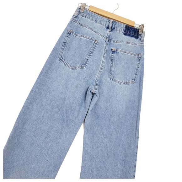 H&M | Jeans | Hm Trendy Relaxed Loose Straight High Waist Jeans | Poshmark